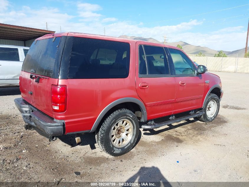 2001 Ford Expedition Xlt VIN: 1FMPU16LX1LB05599 Lot: 39238759