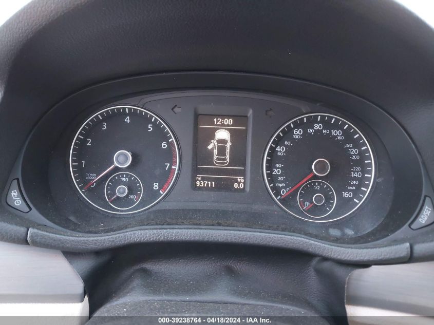 2014 Volkswagen Passat 1.8T Se VIN: 1VWBS7A31EC049943 Lot: 39238764