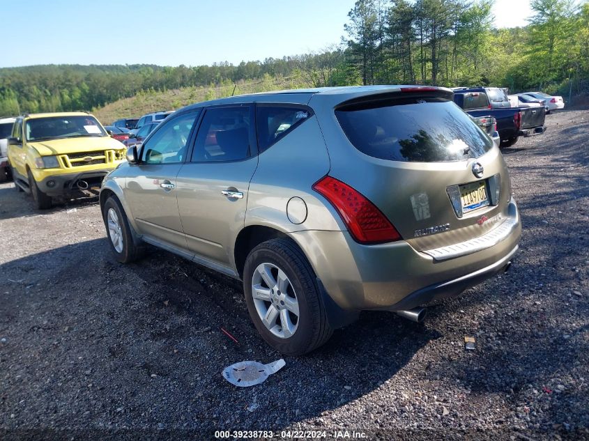 2007 Nissan Murano S VIN: JN8AZ08T17W510524 Lot: 38278394