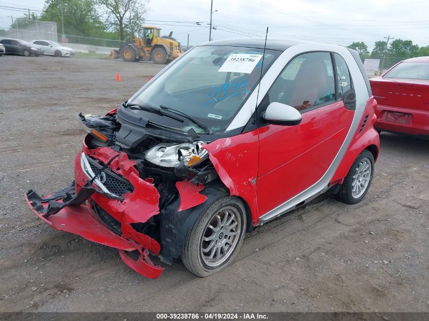 2013 Smart Fortwo Passion/Pure VIN: WMEEJ3BA6DK700949 Lot: 39238786