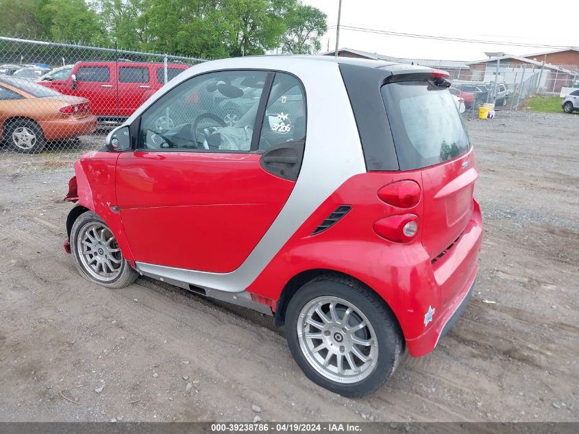 2013 Smart Fortwo Passion/Pure VIN: WMEEJ3BA6DK700949 Lot: 39238786