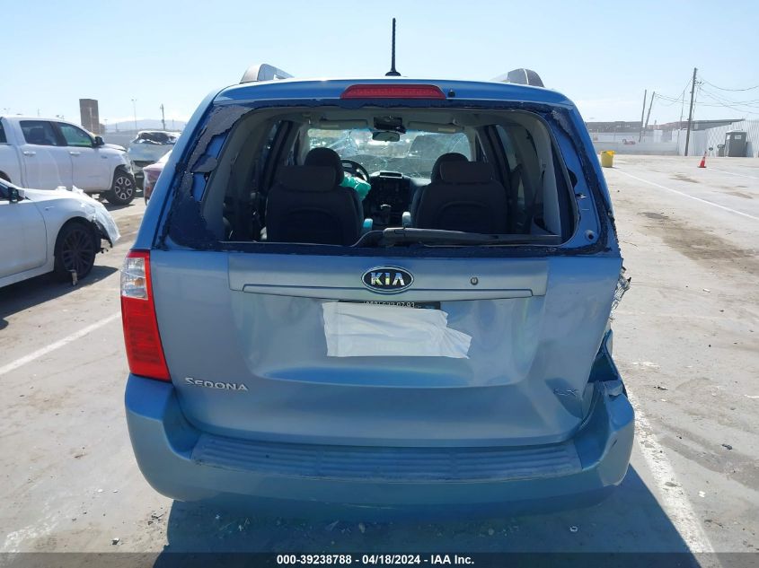 2009 Kia Sedona Lx VIN: KNDMB233696300424 Lot: 40769018