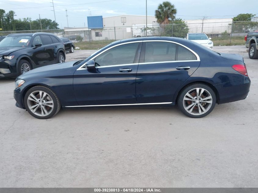 2016 Mercedes-Benz C 300 Luxury/Sport VIN: 55SWF4JB0GU169123 Lot: 39238813