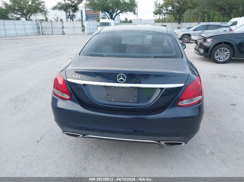 55SWF4JB0GU169123 | 2016 MERCEDES-BENZ C 300