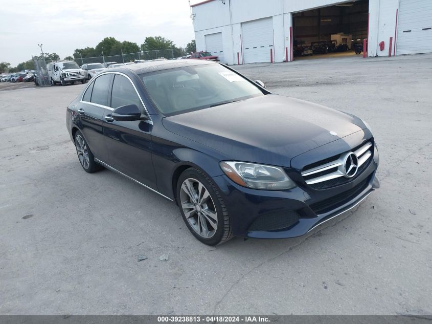 2016 Mercedes-Benz C 300 Luxury/Sport VIN: 55SWF4JB0GU169123 Lot: 39238813