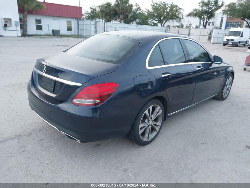 2016 Mercedes-Benz C 300 Luxury/Sport VIN: 55SWF4JB0GU169123 Lot: 39238813