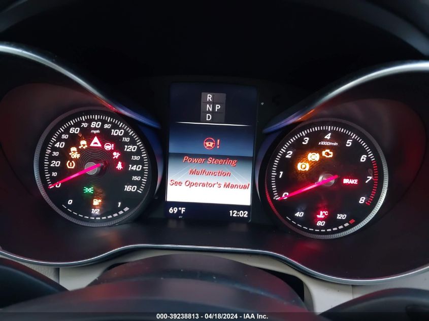 2016 Mercedes-Benz C 300 Luxury/Sport VIN: 55SWF4JB0GU169123 Lot: 39238813