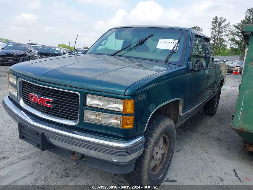 1997 GMC Sierra 1500 Sl Wideside VIN: 2GTEK19R9V1564443 Lot: 39238816