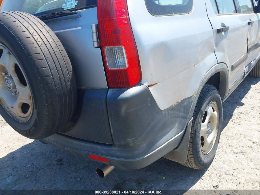 2004 Honda Cr-V Lx VIN: JHLRD78524C048613 Lot: 39238821