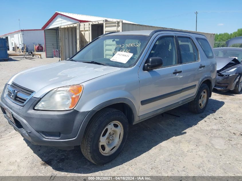 2004 Honda Cr-V Lx VIN: JHLRD78524C048613 Lot: 39238821