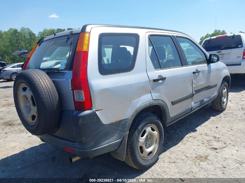 2004 Honda Cr-V Lx VIN: JHLRD78524C048613 Lot: 39238821