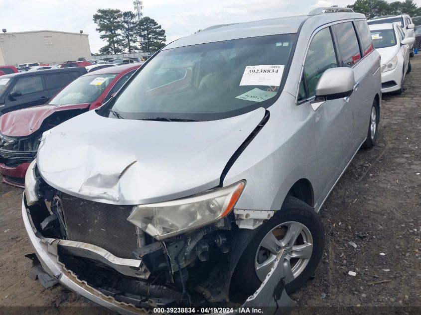 2011 Nissan Quest Sv VIN: JN8AE2KP4B9005507 Lot: 39238834