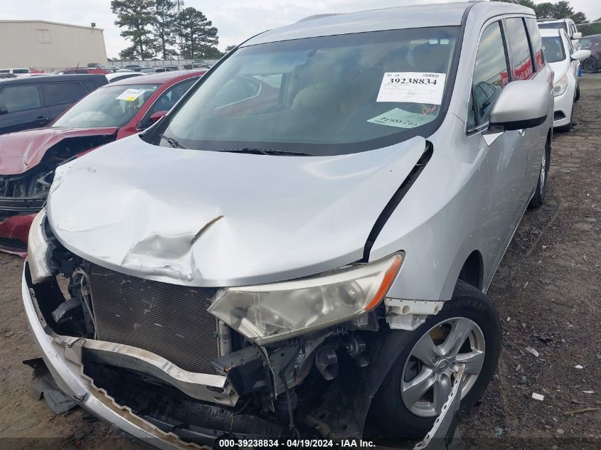 2011 Nissan Quest Sv VIN: JN8AE2KP4B9005507 Lot: 39238834