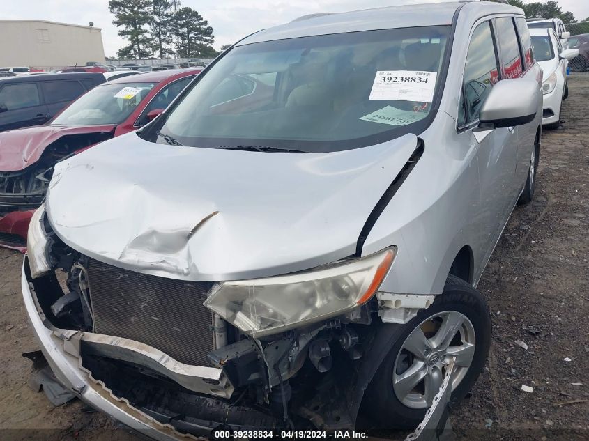 2011 Nissan Quest Sv VIN: JN8AE2KP4B9005507 Lot: 39238834