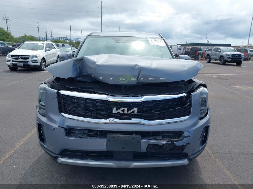 2022 Kia Telluride Lx VIN: 5XYP2DHCXNG281952 Lot: 39238839