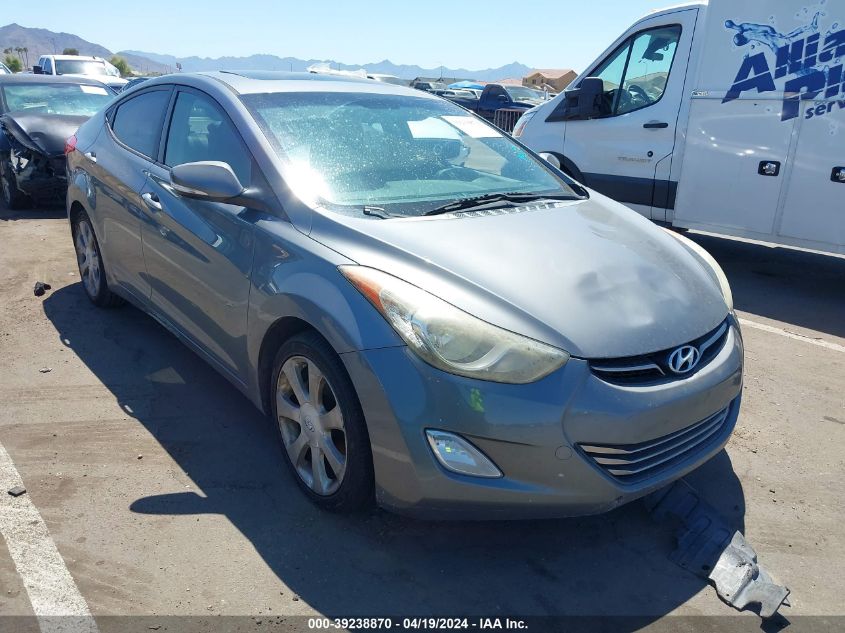 2012 Hyundai Elantra Limited VIN: 5NPDH4AE6CH118413 Lot: 39238870