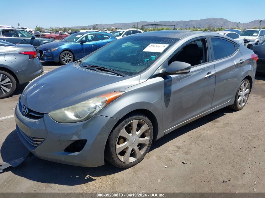 2012 Hyundai Elantra Limited VIN: 5NPDH4AE6CH118413 Lot: 39238870