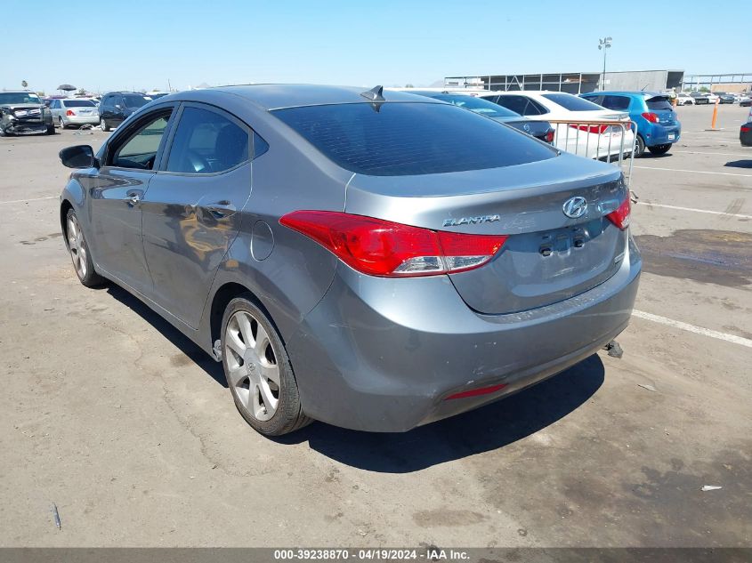 2012 Hyundai Elantra Limited VIN: 5NPDH4AE6CH118413 Lot: 39238870