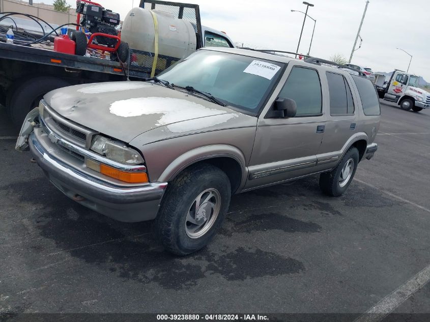 1999 Chevrolet Blazer Lt VIN: 1GNDT13W5X2110403 Lot: 39238880