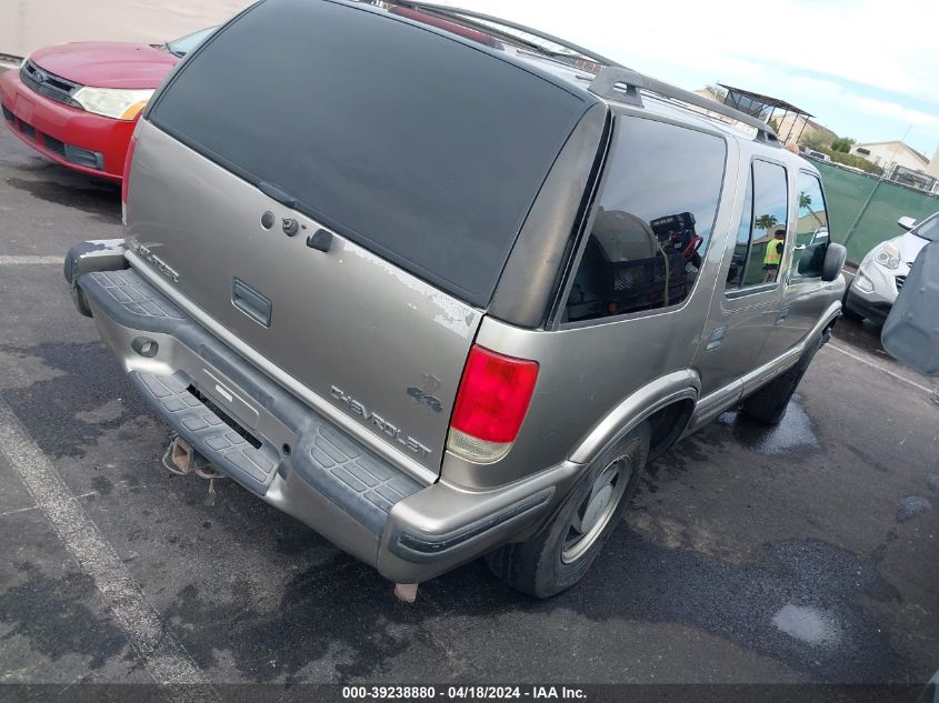 1999 Chevrolet Blazer Lt VIN: 1GNDT13W5X2110403 Lot: 39238880