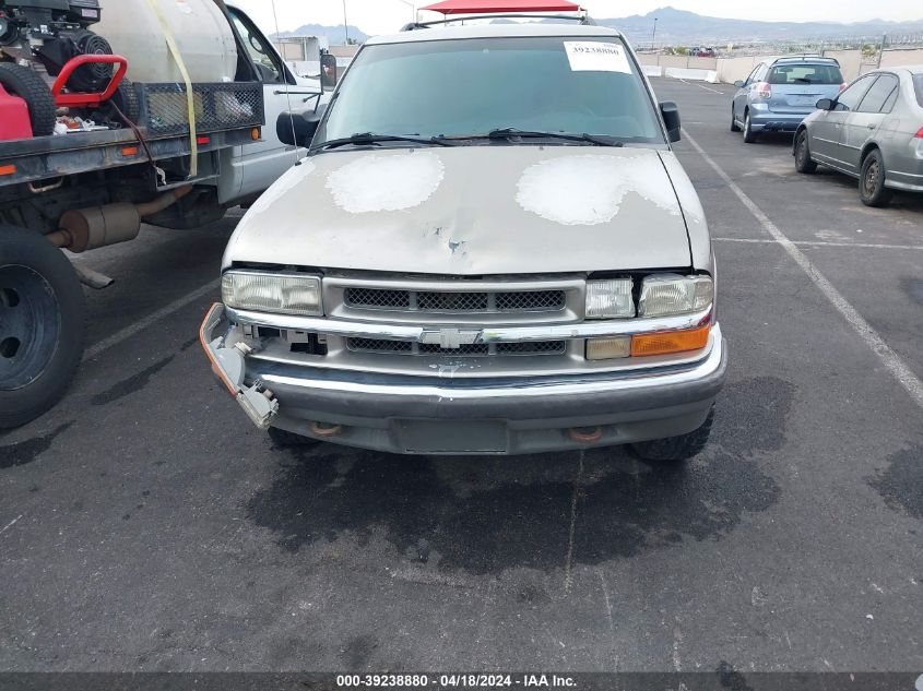 1999 Chevrolet Blazer Lt VIN: 1GNDT13W5X2110403 Lot: 39238880