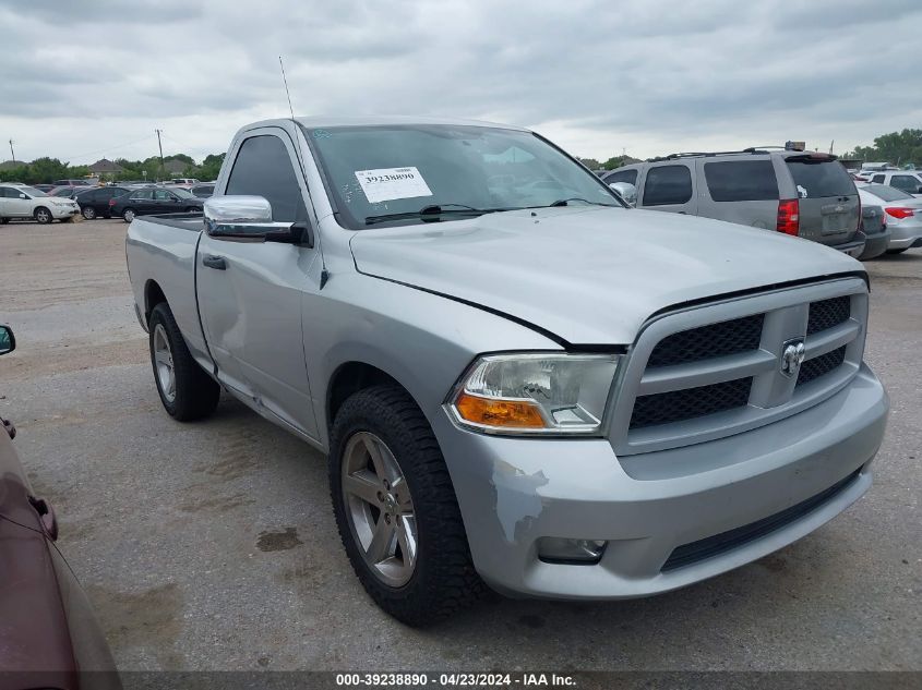 2012 Ram 1500 St VIN: 3C6JD6AT1CG262993 Lot: 39238890