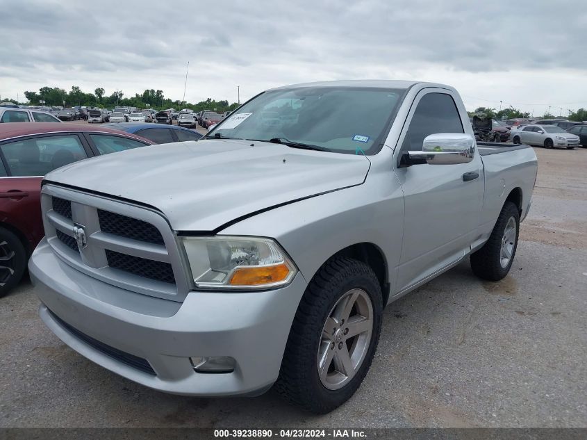 2012 Ram 1500 St VIN: 3C6JD6AT1CG262993 Lot: 39238890