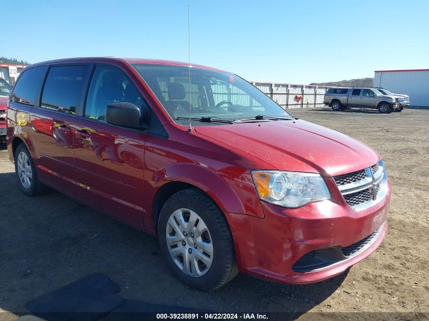 2016 Dodge Grand Caravan Se VIN: 2C4RDGBG1GR218513 Lot: 39238891