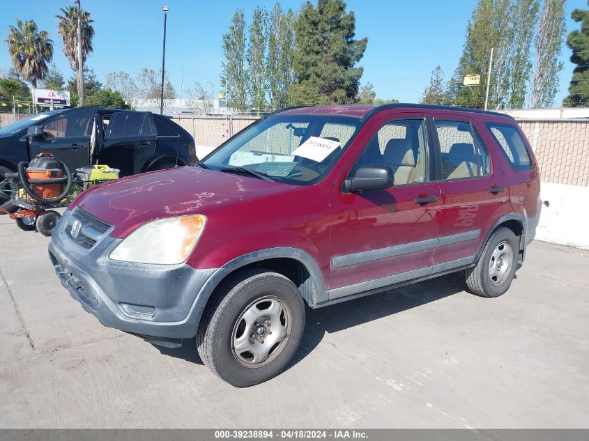 2003 Honda Cr-V Lx VIN: JHLRD68453C013144 Lot: 39238894