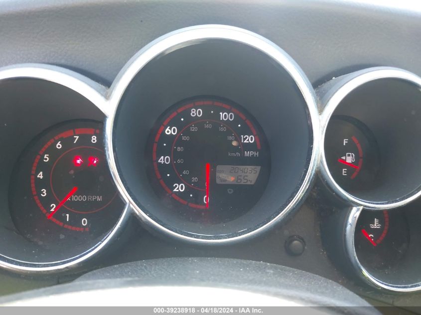 2007 Pontiac Vibe VIN: 5Y2SL65837Z417619 Lot: 39238918