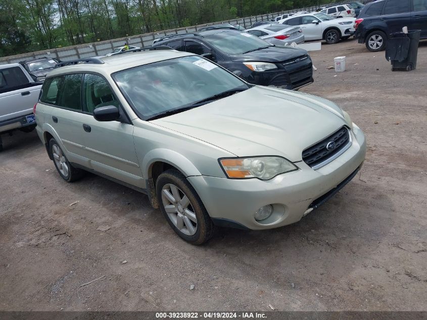 2006 Subaru Outback 2.5I VIN: 4S4BP61C167303655 Lot: 39238922