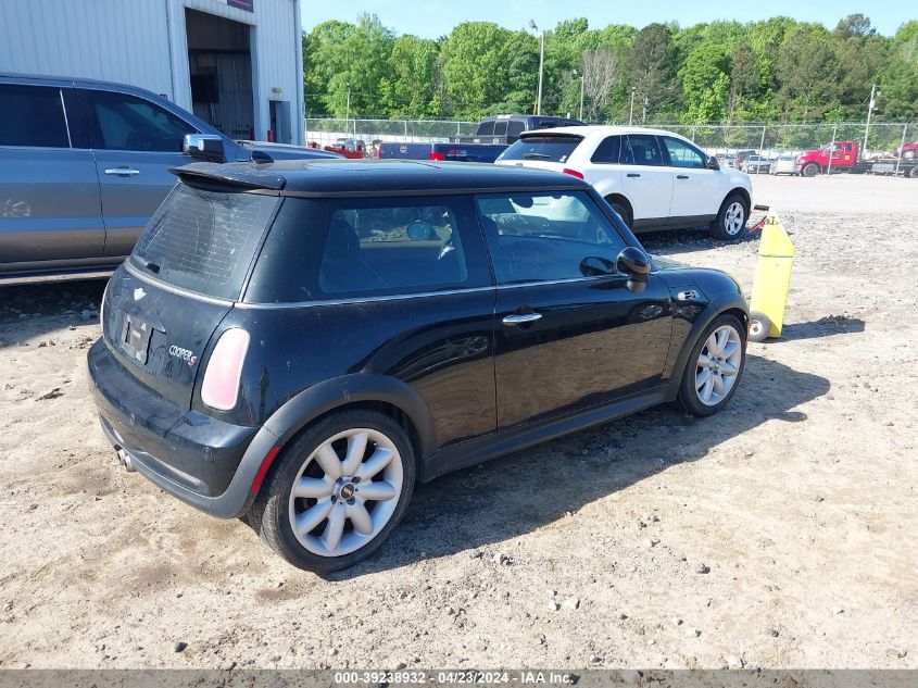 2004 Mini Cooper S VIN: WMWRE33454TD89439 Lot: 39238932