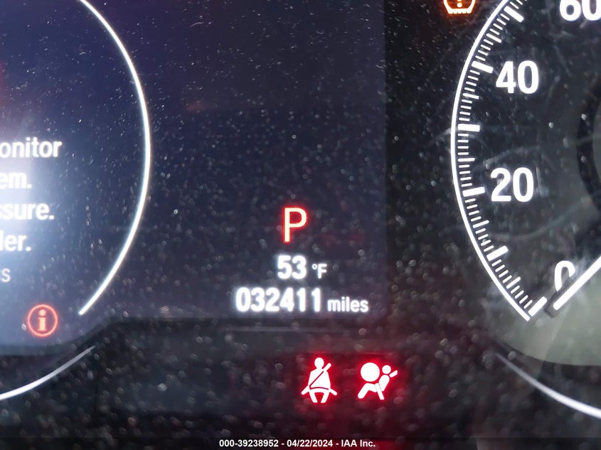 VIN 1HGCV2F92KA033922 2019 HONDA ACCORD TOURING 2.0T