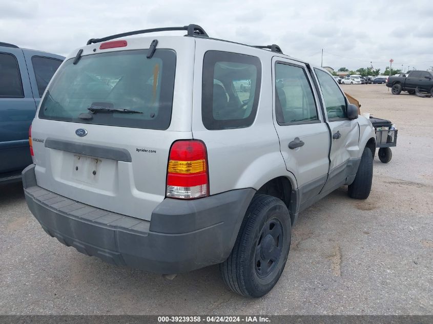 2007 Ford Escape Xls/Xls Manual VIN: 1FMYU02ZX7KB97739 Lot: 51087944