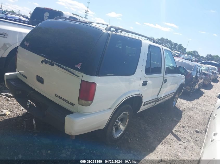 2001 Chevrolet Blazer Lt VIN: 1GNCS13W412220736 Lot: 46262794