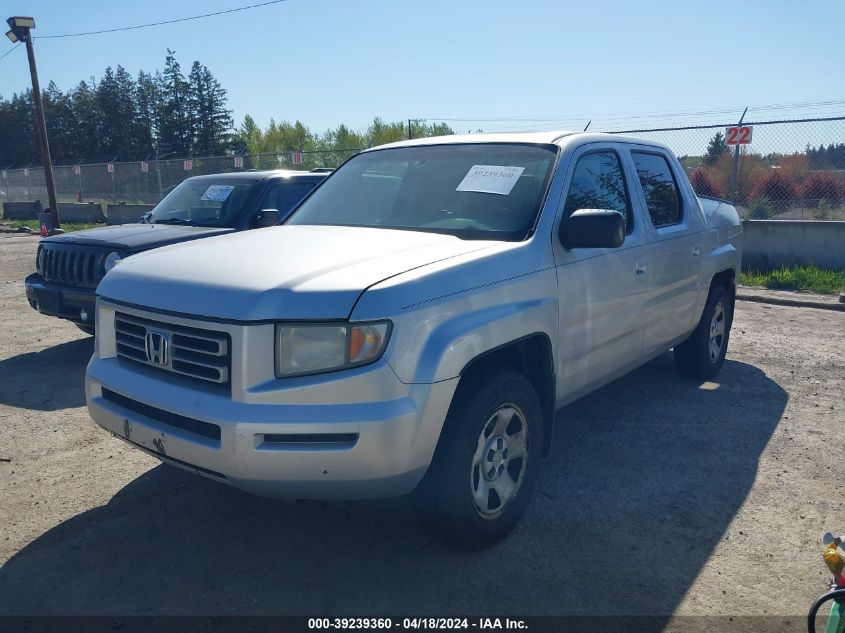 2006 Honda Ridgeline Rtl VIN: 2HJYK16586H509355 Lot: 50782374