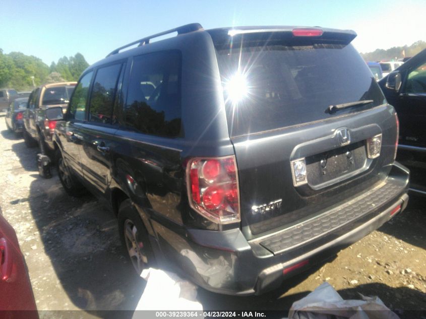 2006 Honda Pilot Ex-L VIN: 5FNYF28566B022866 Lot: 39239364