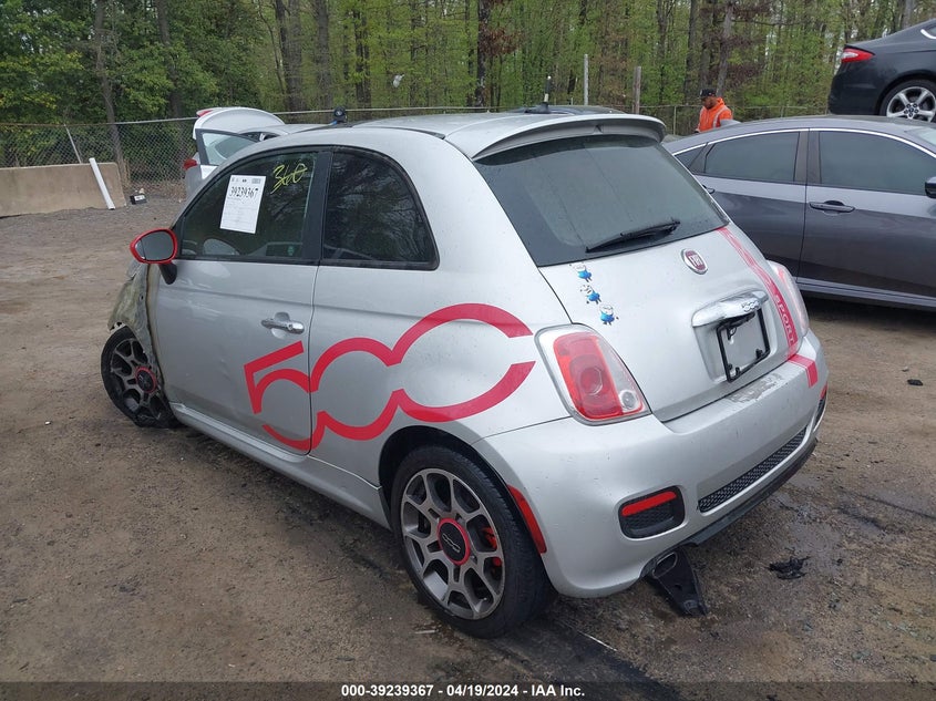 2012 Fiat 500 Sport VIN: 3C3CFFBR8CT112759 Lot: 39239367