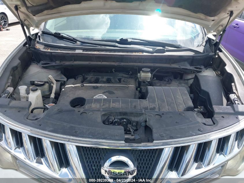 2009 Nissan Murano Sl VIN: JN8AZ18U29W026833 Lot: 39239369