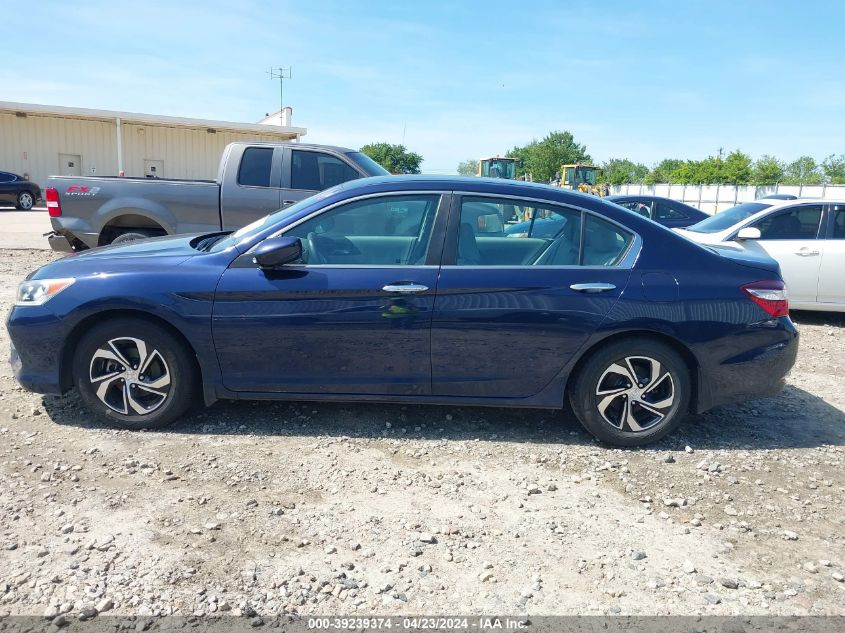 2017 Honda Accord Lx VIN: 1HGCR2F32HA085074 Lot: 40803955