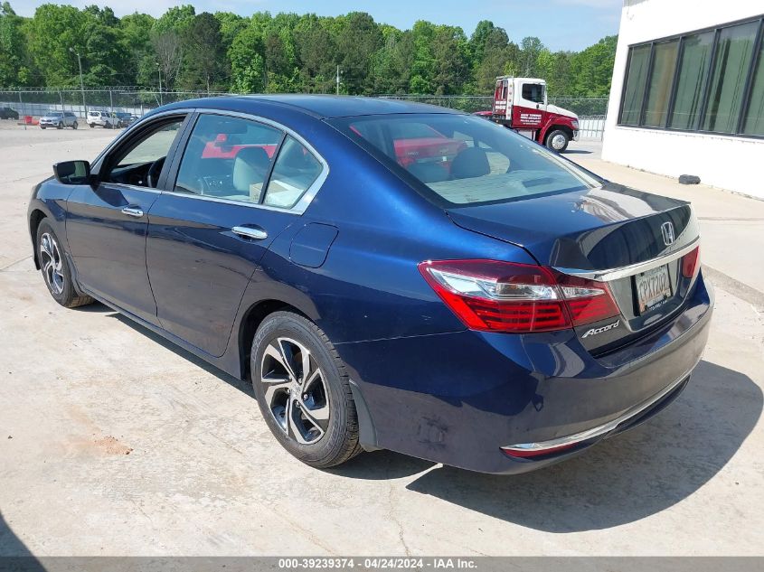 2017 Honda Accord Lx VIN: 1HGCR2F32HA085074 Lot: 40803955