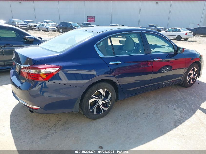 2017 Honda Accord Lx VIN: 1HGCR2F32HA085074 Lot: 40803955