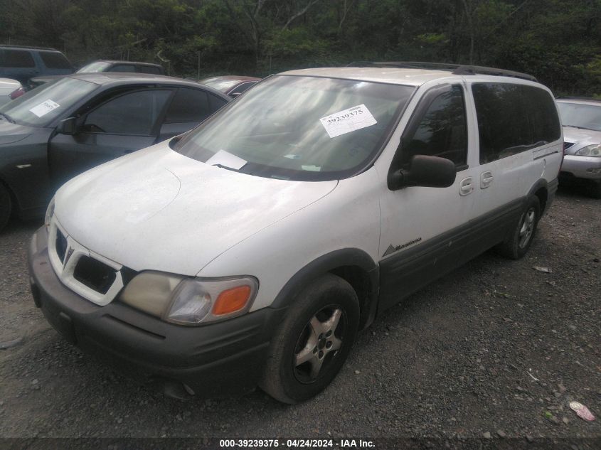 2000 Pontiac Montana M16 VIN: 1GMDX03EXYD124376 Lot: 40963275