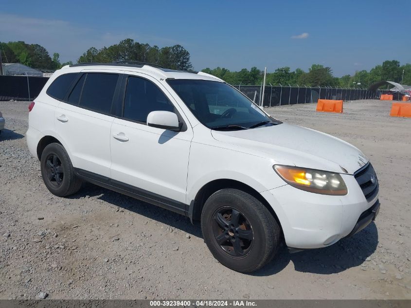 2007 Hyundai Santa Fe Gls VIN: 5NMSG13D37H109877 Lot: 39239400