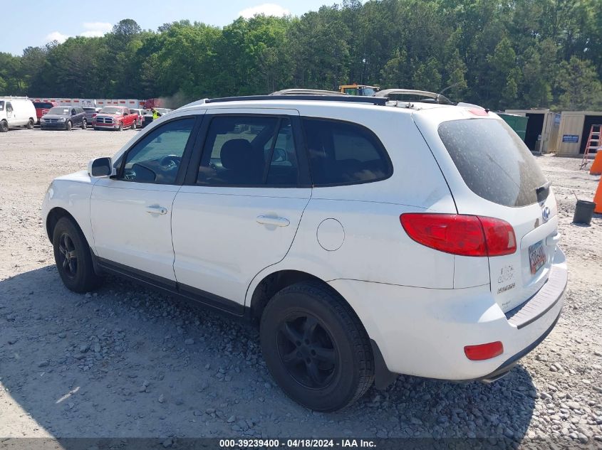 2007 Hyundai Santa Fe Gls VIN: 5NMSG13D37H109877 Lot: 39239400