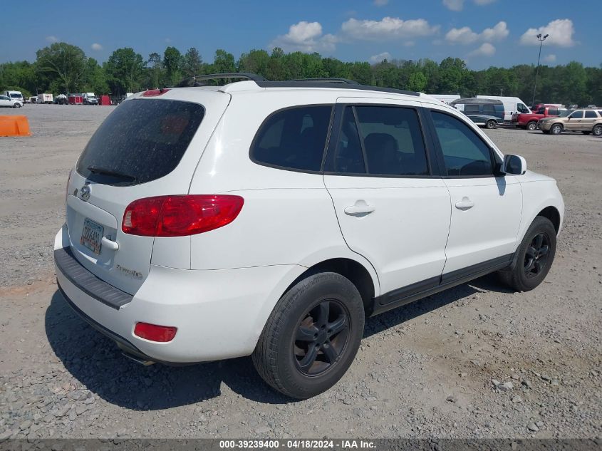 2007 Hyundai Santa Fe Gls VIN: 5NMSG13D37H109877 Lot: 39239400