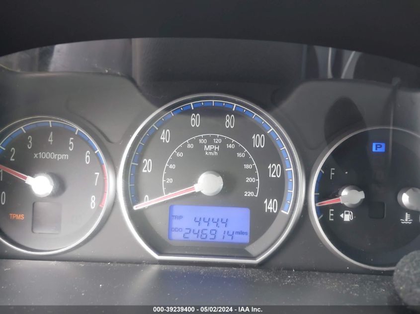 2007 Hyundai Santa Fe Gls VIN: 5NMSG13D37H109877 Lot: 39239400