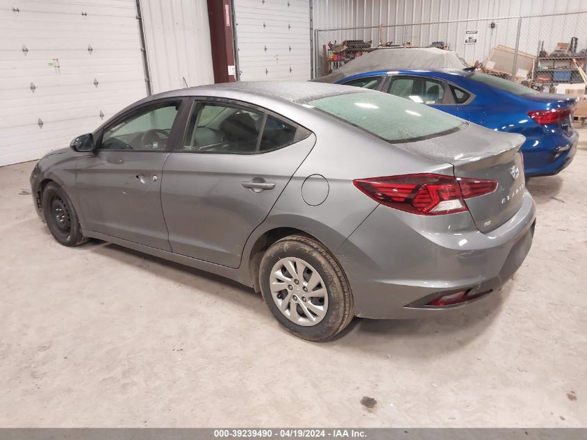 2019 Hyundai Elantra Se VIN: KMHD74LF6KU878592 Lot: 39239490