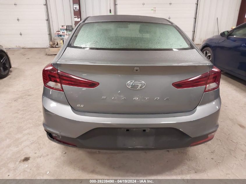 2019 Hyundai Elantra Se VIN: KMHD74LF6KU878592 Lot: 39239490