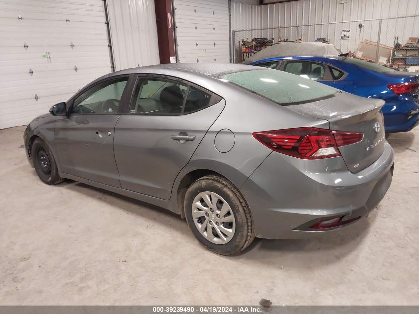 2019 Hyundai Elantra Se VIN: KMHD74LF6KU878592 Lot: 39239490